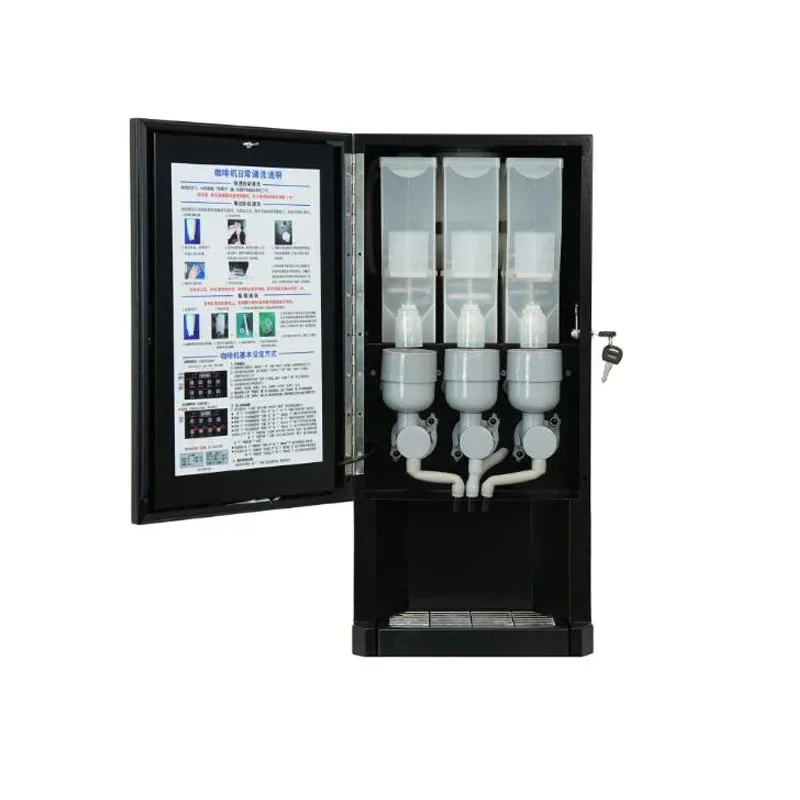 Distributore automatico di tè per vendite calde Distributore automatico di tè caldo con 3 gusti caldi per le aziende