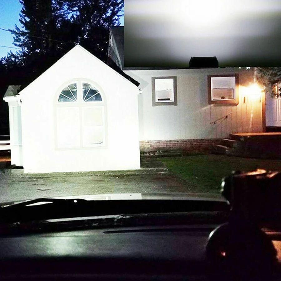 

Stable-2Pcs 12V 6 Inch Flush Mount Work Light 26 LED Super Bright Spotlight Car Headlights