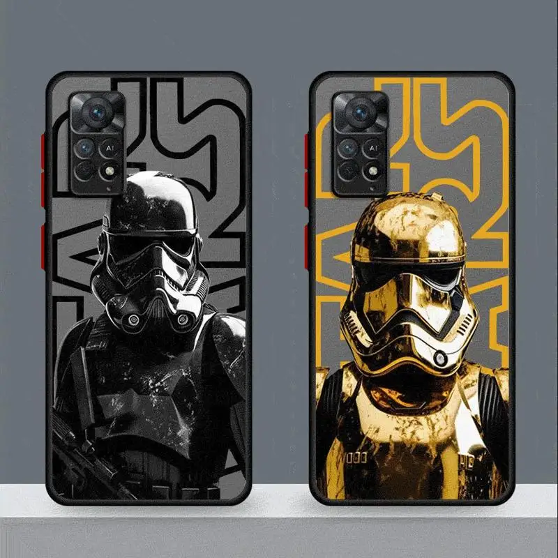 Star Mandalorians Cover W-Wars for Xiaomi Redmi Note 11 Pro 12 Pro 5G 9 13 9S 9T 10 10S 11 13S 10 12S 13 12 Pro plus Phone Case