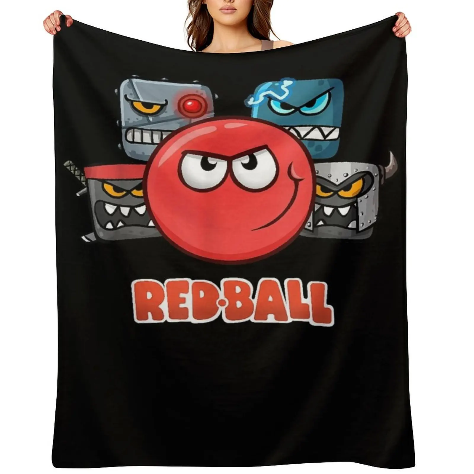 

Red Ball 4 - The Crew Throw Blanket Thin Bed linens Fashion Sofas Cute Plaid Blankets