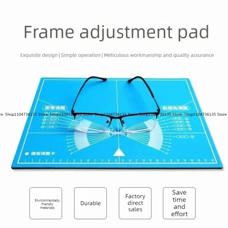 Glasses Frame Adjustment Plate, Frame Glasses Leg Maintenance Adjustment Plate, Accessories Pad for Optical Stores