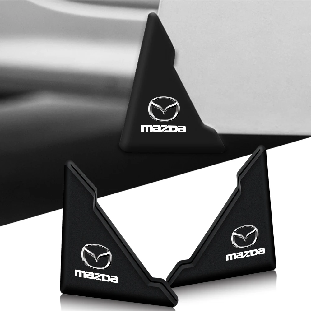 2Pcs Car Door Corner Silicone Anti-collision Protection Sticker For Mazda MS 2 3 6 7 Axela CX-5 CX-3 CX-7 Tenza Demio CX30 323