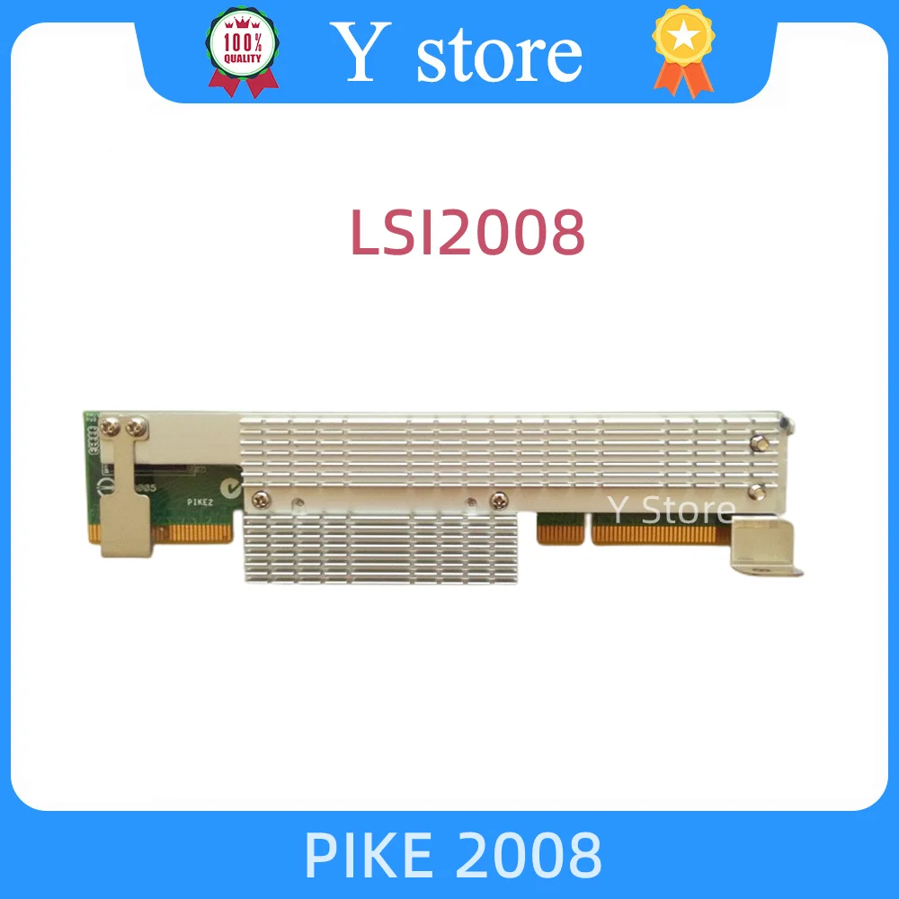 Y Store Original FOR ASUS PIKE 2008 LSI2008 8-Port SAS II SATA 6.0 Gbps RAID Card SAS Array Card Supports SAS SATA Fast Ship