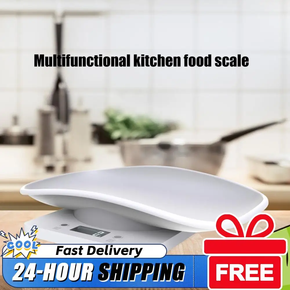 

Цифровые весы для животных, многофункциональные кухонные весы, измерение в граммах, максимальный вес 22 фунта, кухонные весы для корма для щенков, котят, хомяков, ежи, а также для других животных