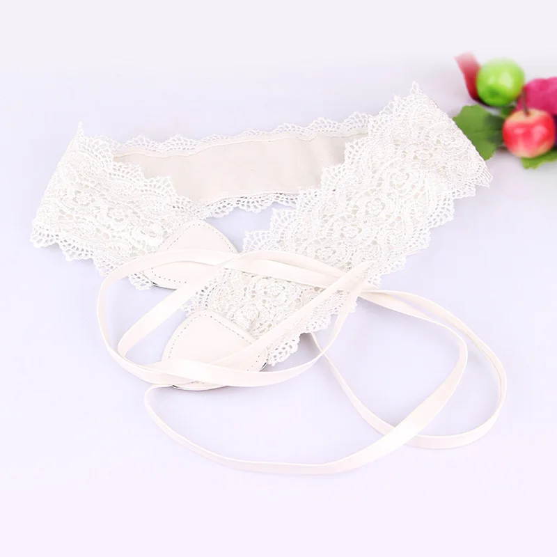 New Women Bow Lace Belt Corset Wide Belts Black White Female Self Tie Waistband Wedding Dress Waist Band
