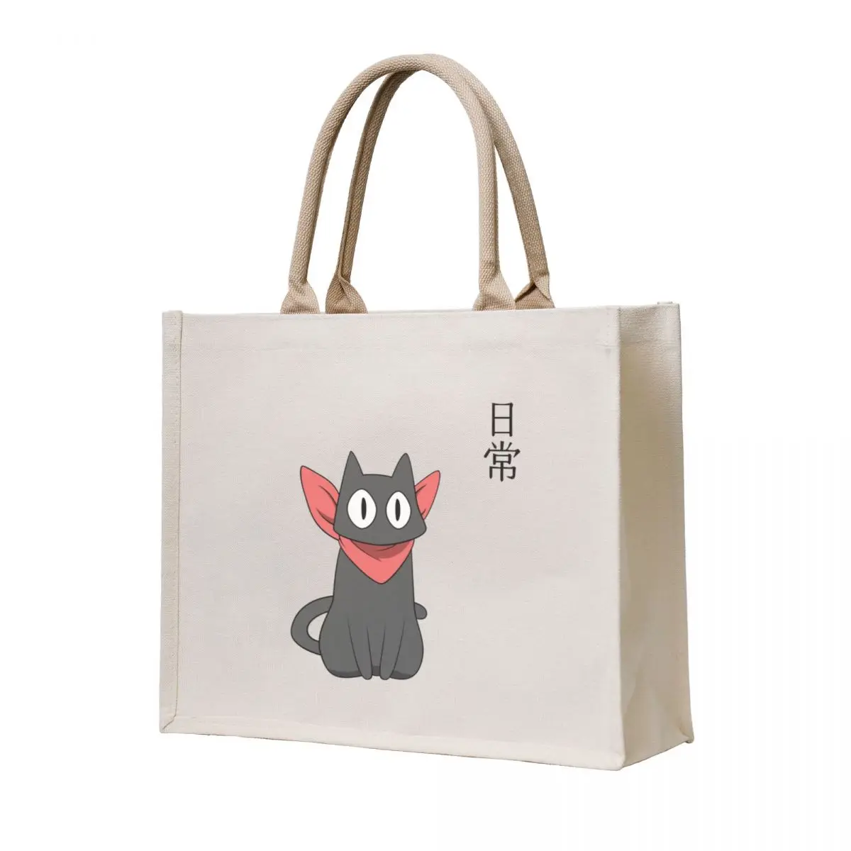 

Nichijou - Sakomoto Tote Bag Woman shopper bag tote bag men's tote women