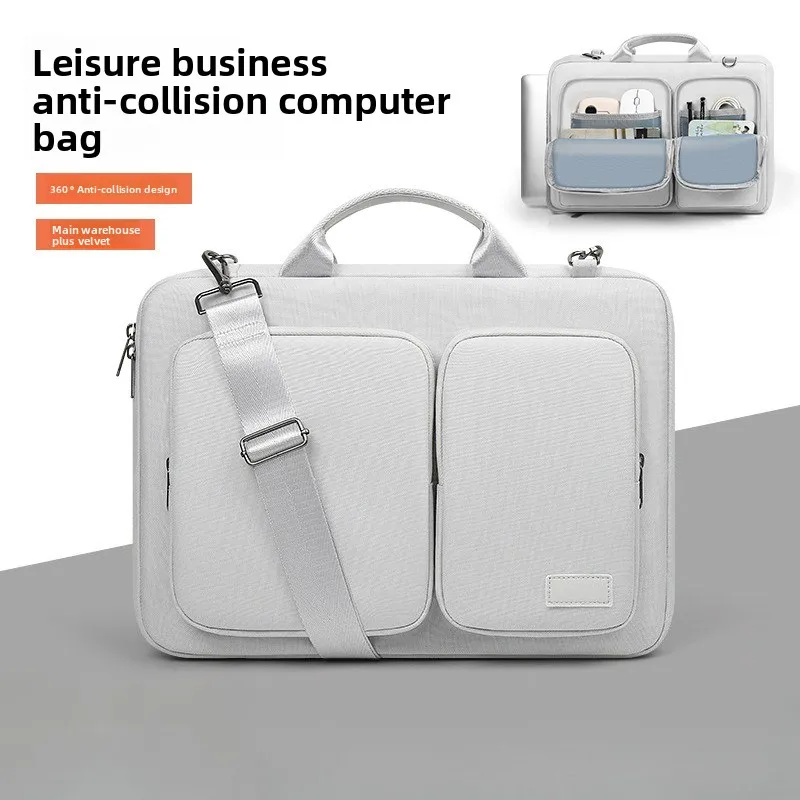 Thick Shockproof Laptop Sleeve for MacBook Business Handbag Minimalist High-End Design Durable Cover for MacBook