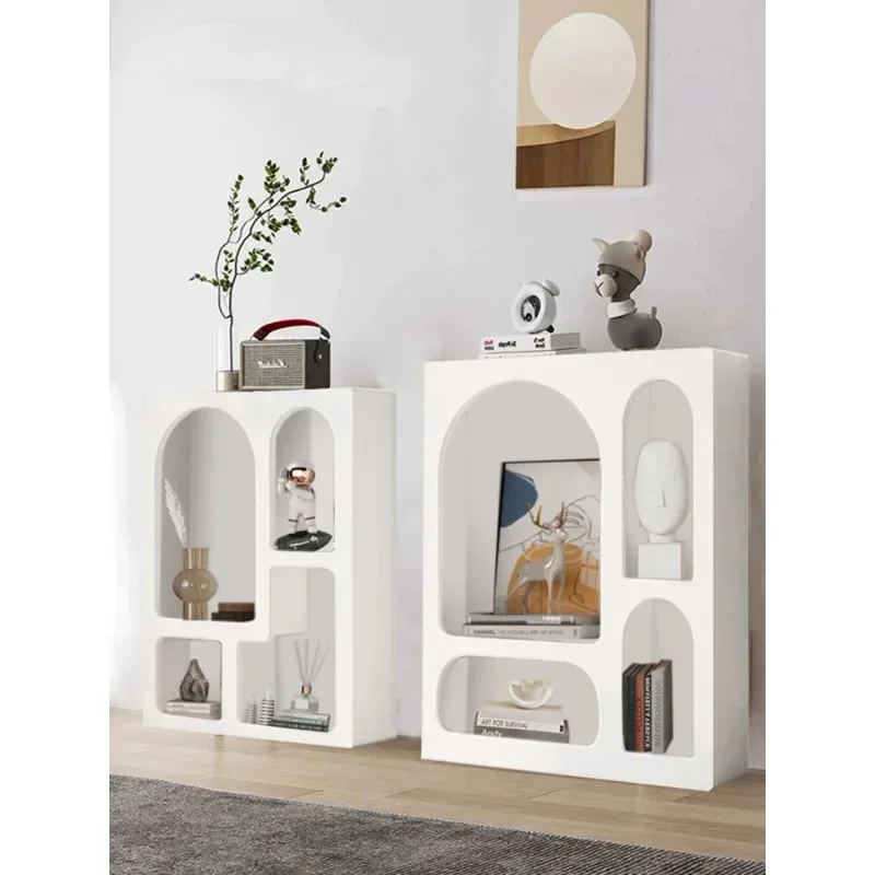 

Bathroom Shelves Organizer Household Items Storage Nordic Cave Cabinets Display Units Living Room Showcase Furniture