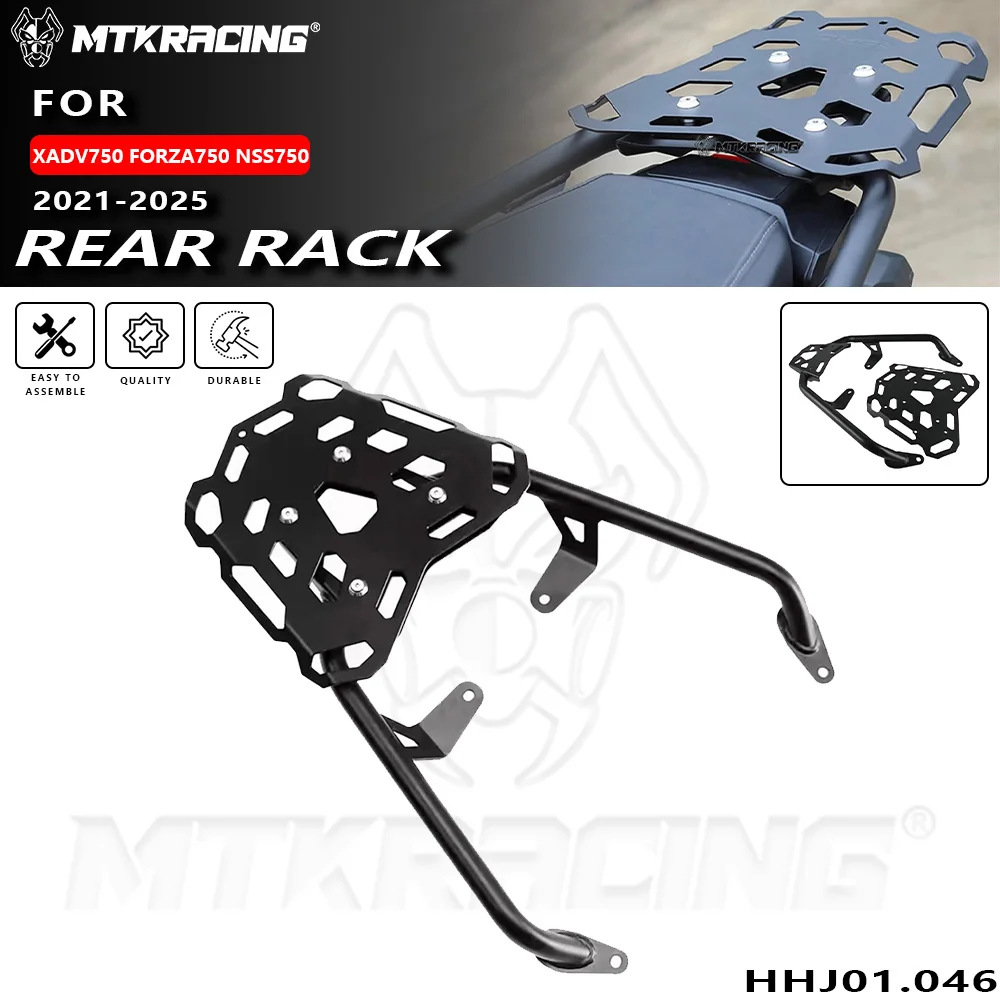 

Для HONDA XADV750 FORZA750 NSS750 2021-2025 грузовой держатель верхняя коробка переноска полка кронштейн аксессуары для мотоциклов задняя багажная полка