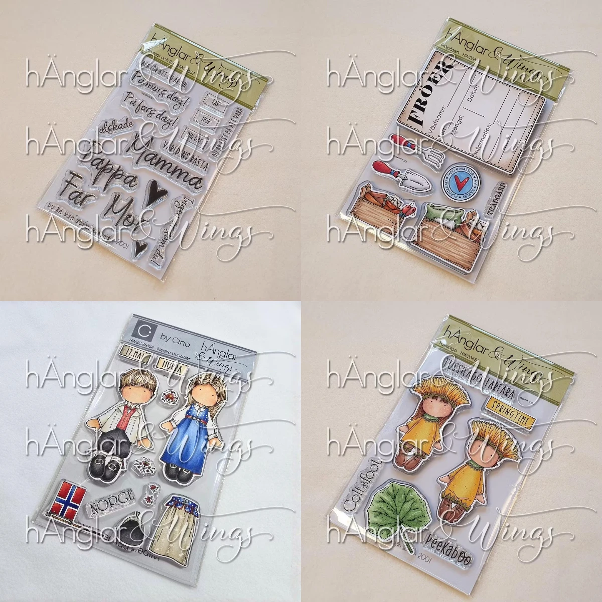2026 New Clear Stamps - Tussilago and Norske Bunader For DIY Scrapbooking Crafts Maker Photo Album Template Handmade Decoration