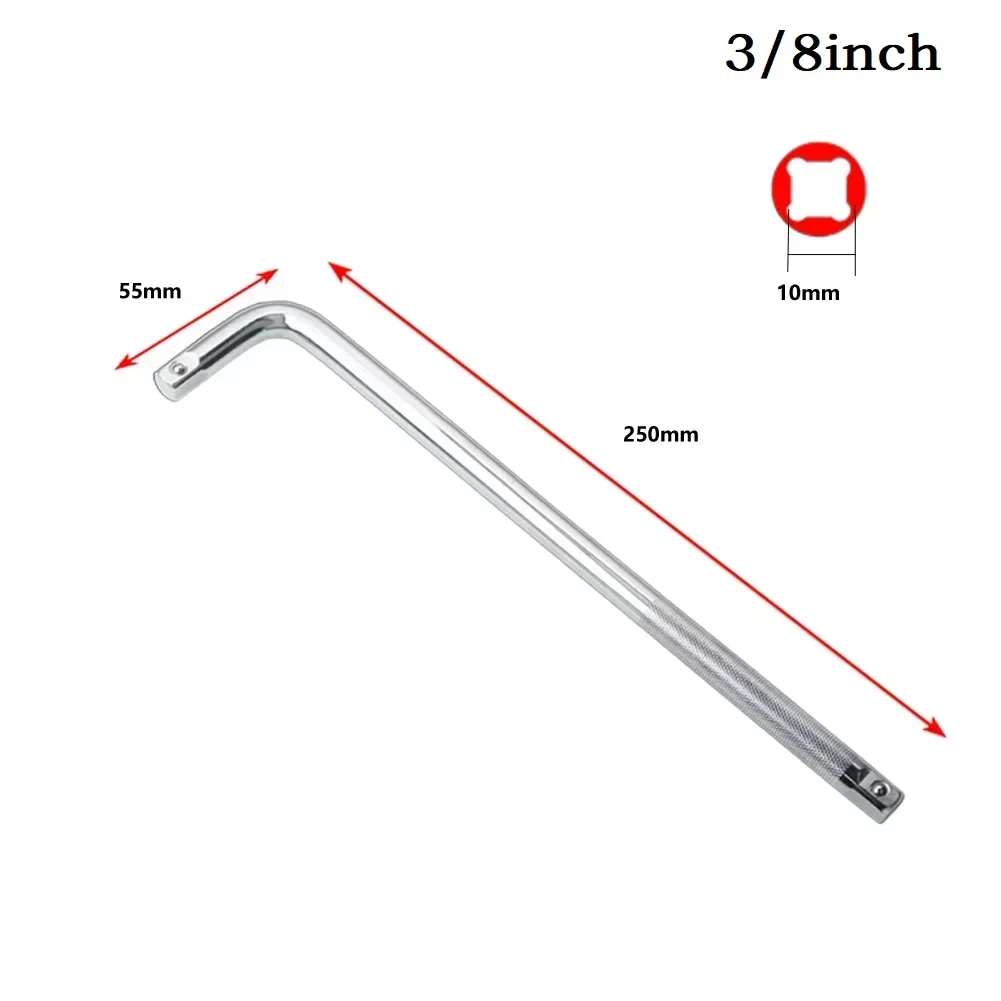 Hi-Spec Socket Wrench L Type Bent Bar Spanner Double End Wheel Wrench Auto Car Repair Tools Hand Tools Chrome Vanadium Steel