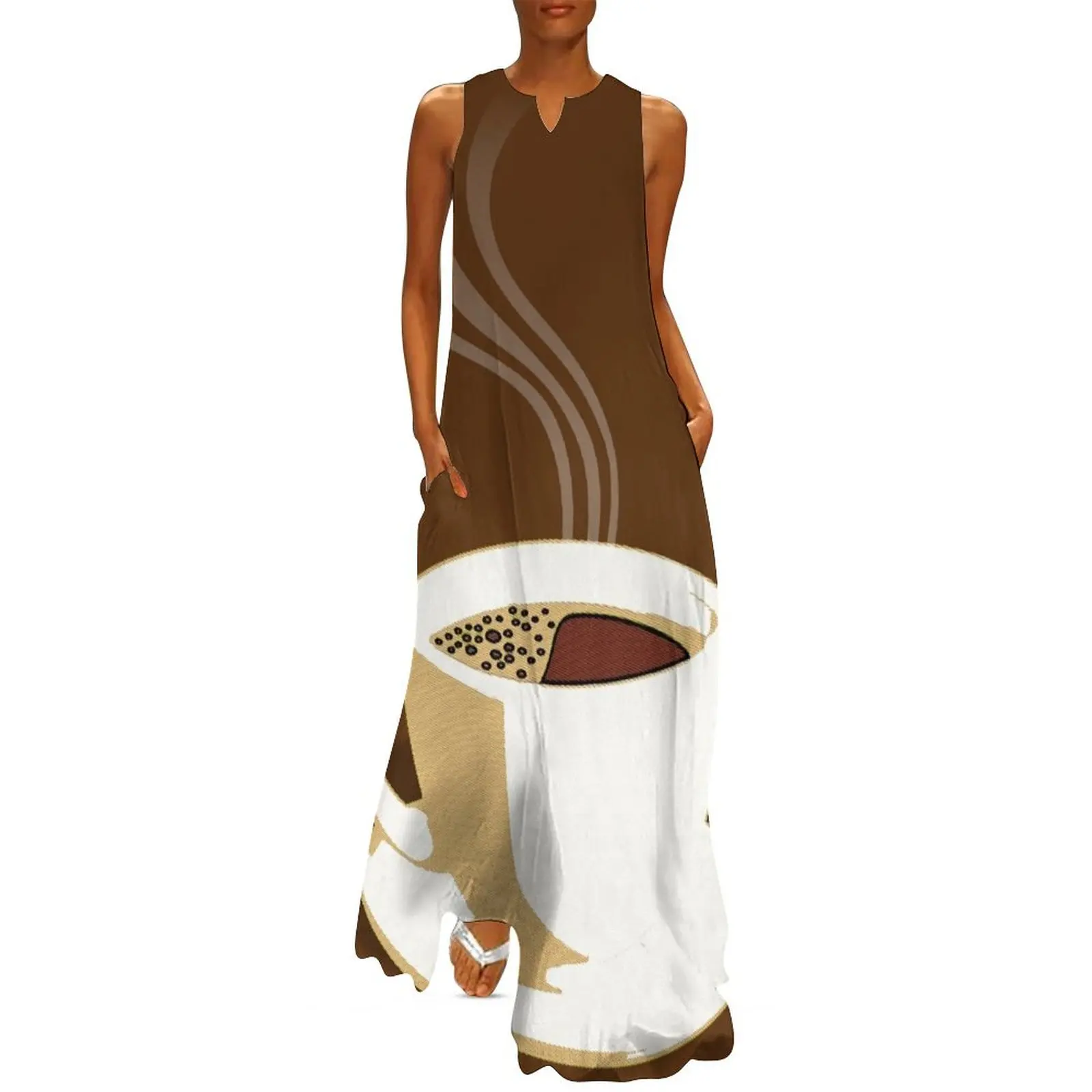 

The Perfect Cup Of Coffee Long Dress Party dresses elegant women"s dresses sale