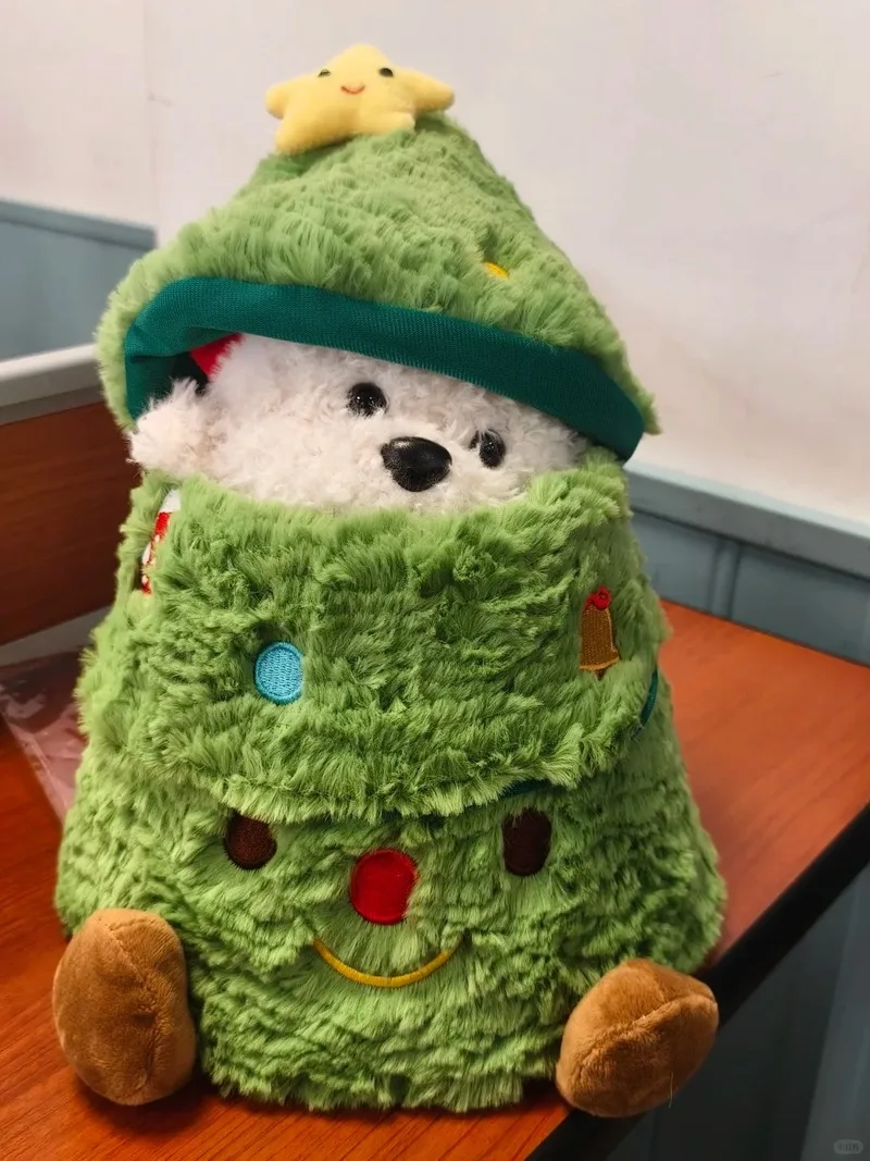 لعبة / دمية من القطيفة على شكل جرو شجرة عيد الميلاد Sionois متوفرة - هدية عيد ميلاد مثالية للفتيات، مثالية لعيد الميلاد #3
