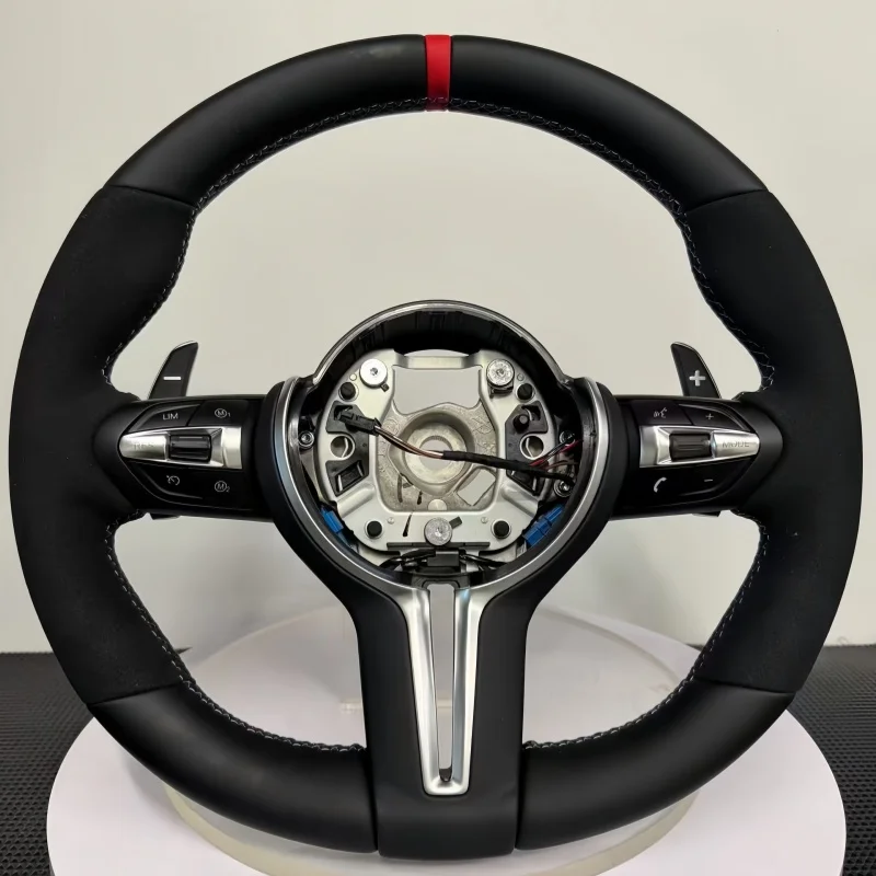

Для BMW Sport Style Замшевый кожаный руль Обновление подходит для F10 F20 F22 F30 F31 M2 F87 M3 F80 M4 F82 F85 F90 X5 F15 E70 E90 M5