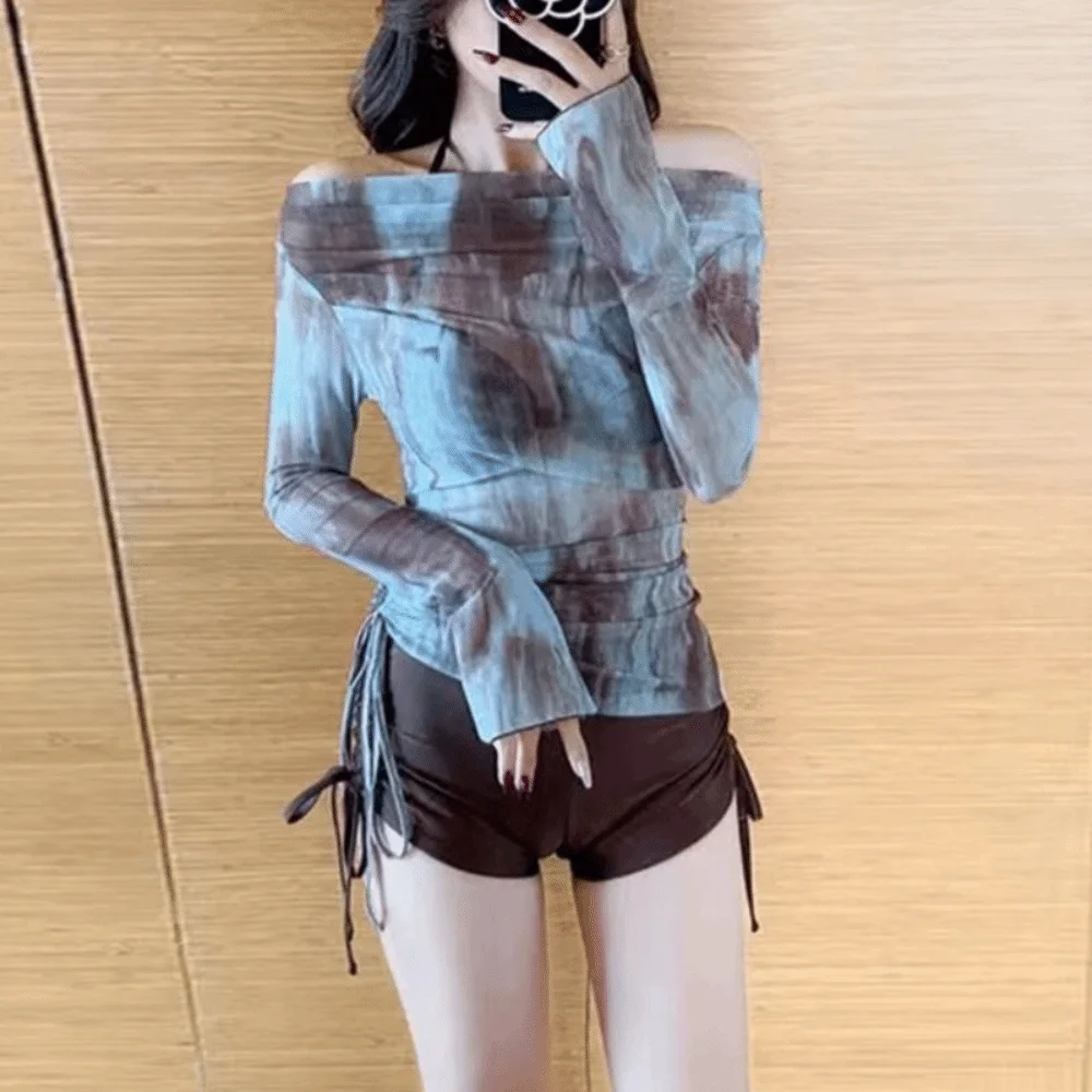 

Сексуальный стиль, прозрачное сетчатое бикини, закрывающее живот, дизайн, сетчатая ткань, разделенный комплект бикини, дизайн для похудения, разделенный стиль, комплект бикини из 3 предметов