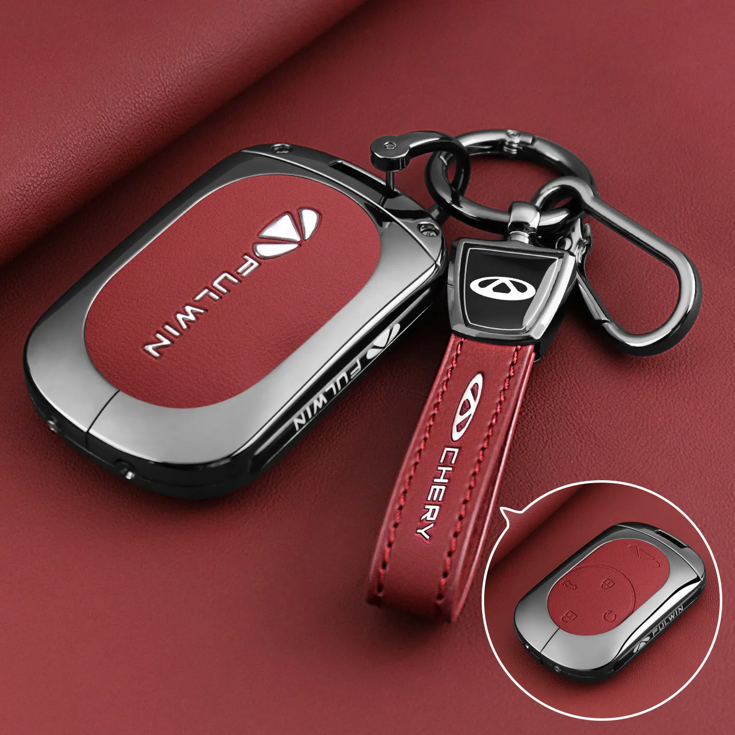 2025 Chery Fengyun A8L keycase 24/25 Fengyun A8 special car metal all inclusive buckle shell for men and women