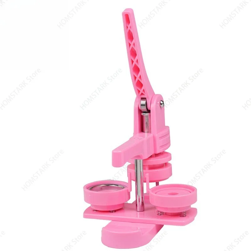 58mm Manual Badge Maker Machine DIY Custom Button Pin Tool for Kids Handcraft Art Advertising Badge Production Work