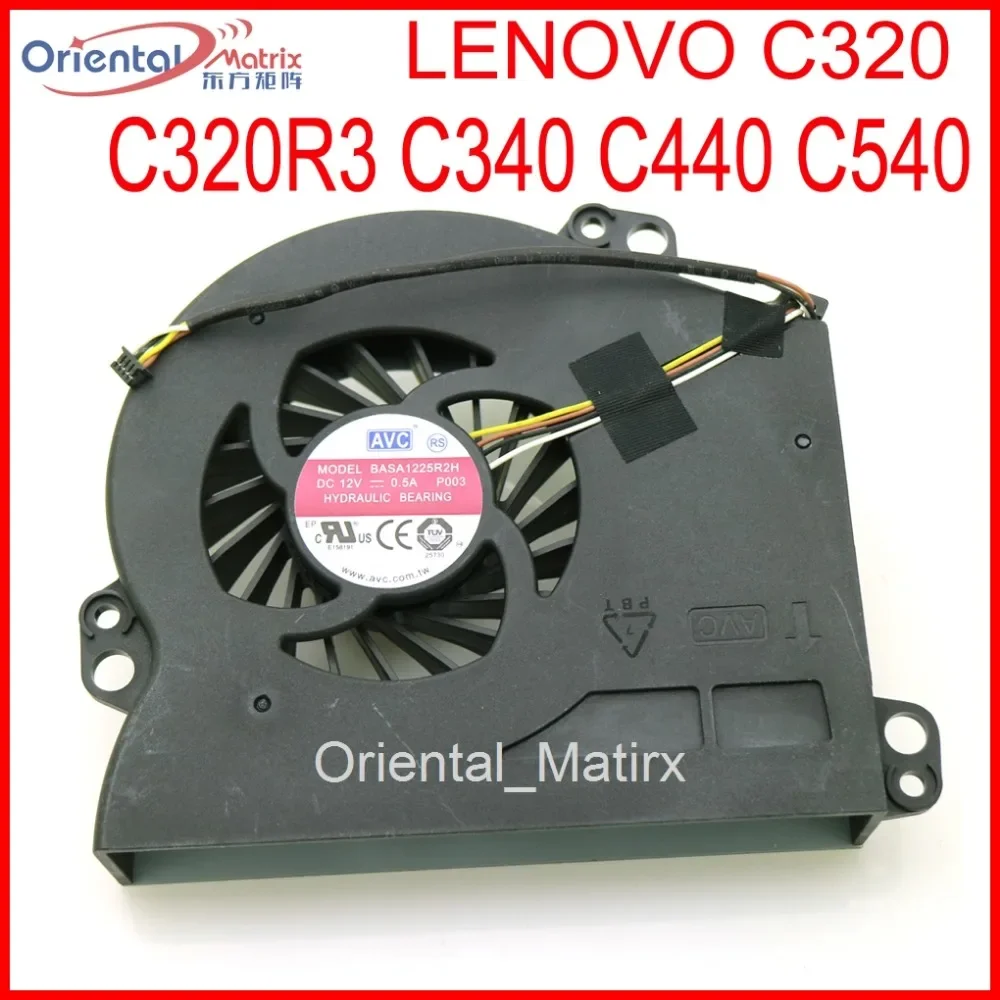 

Бесплатная доставка BASA1225R2H DC12V 0,5A компьютерный охлаждающий вентилятор для LENOVO C320 C320R3 C340 C440 C540 вентилятор охлаждения процессора