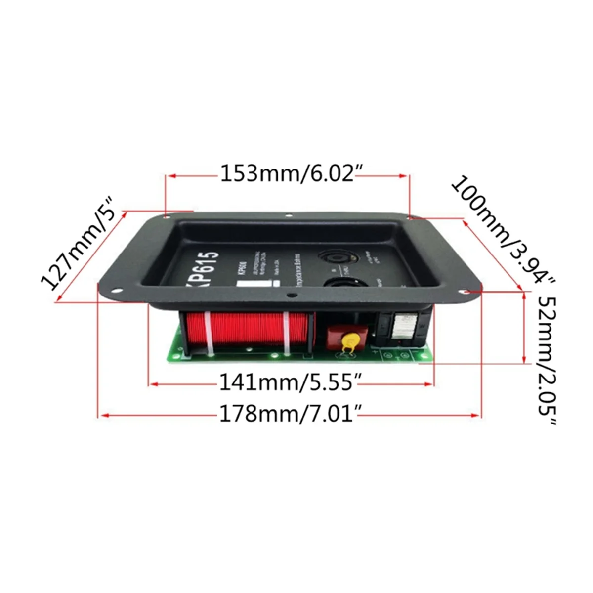2 طريقة مقسم الصوت كروس مقسم التردد وحدة ثلاثة أضعاف باس HiFi كروس تصفية الموزع مجلس لمكبر الصوت و A22K