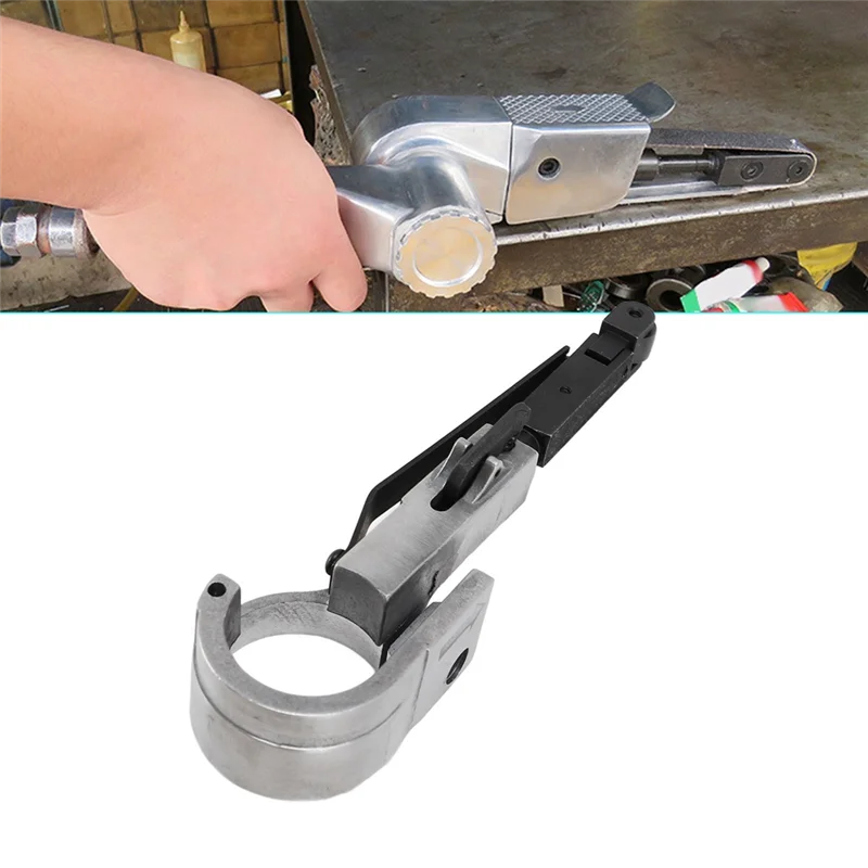 AT05-Steel Angle Grinder Modified Belt Sander Bracket 10Mm Sanding Machine Adapter For Woodworking Applications