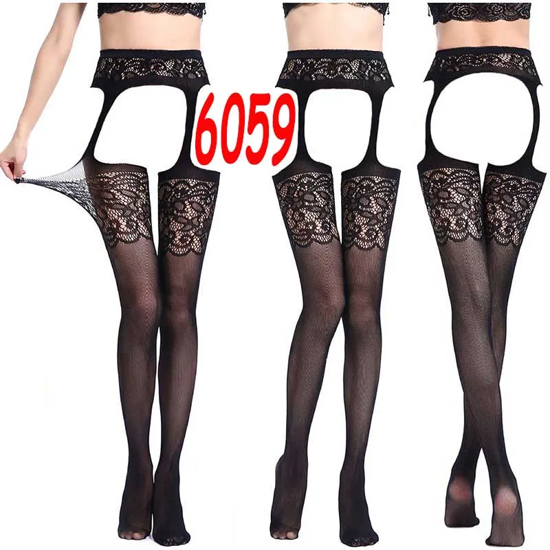 19 Styles lace Tights for girls Women sexy suspenders high waist fishnet dress pantyhose yarns Garter net Stockings hose S09