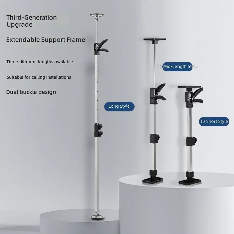 For Adjustable Telescopic Support Rod for Woodworking Cabinet Installation Multifunctional Ceiling Lifting Tool Hanging Aid