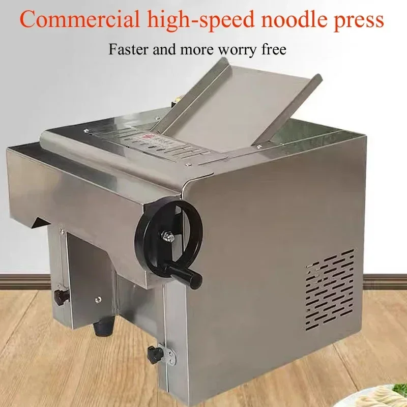 PBOBP Commercial Tabletop Small Electric Pizza Dough Roller Making Machine Pasta Noodle Pressing Sheeter Equipment