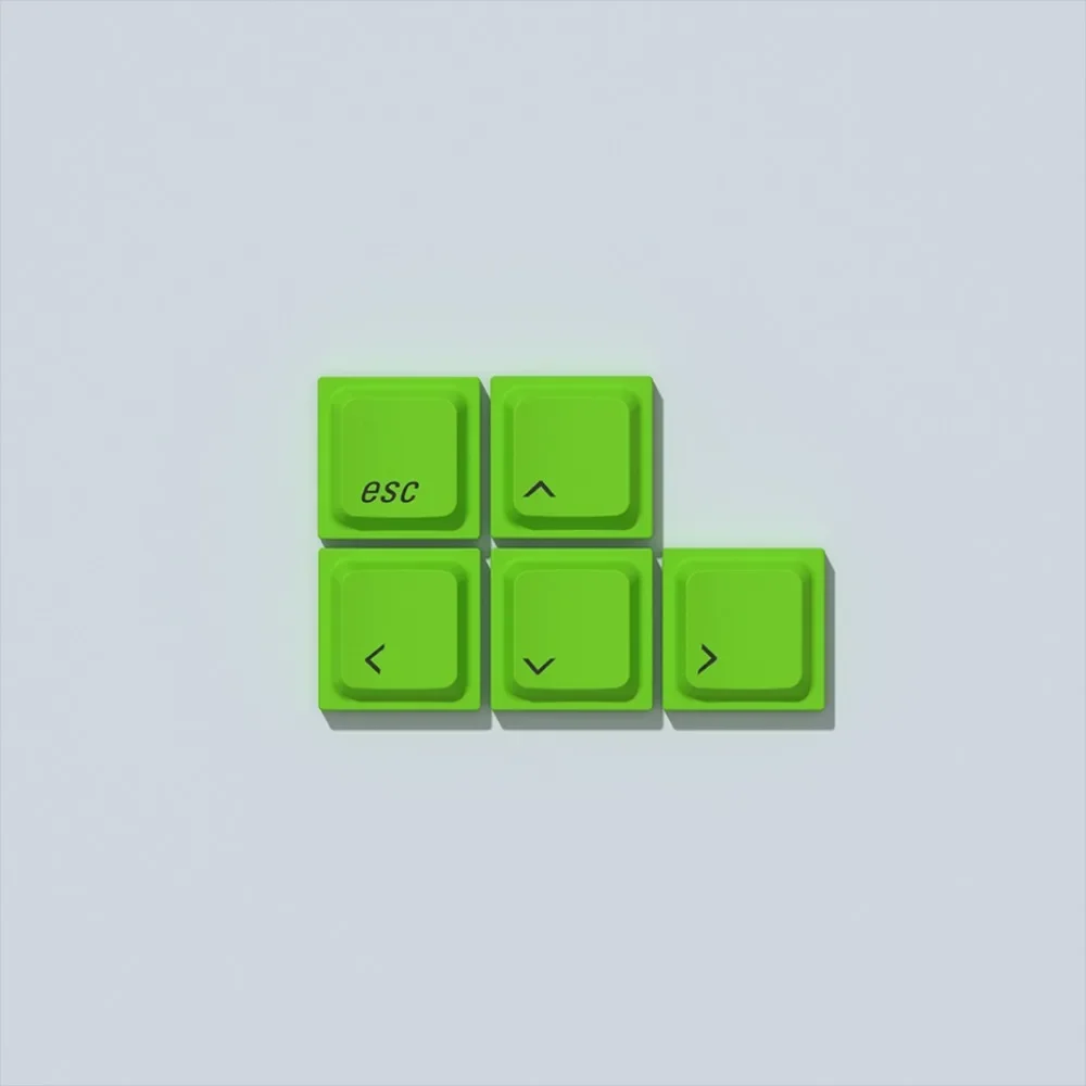 Low Profile Keycaps Custom PBT Point Keycap Esc/arrow Keys Replacement R3 Key Caps Green/red Keyboard Cap Game Accessories