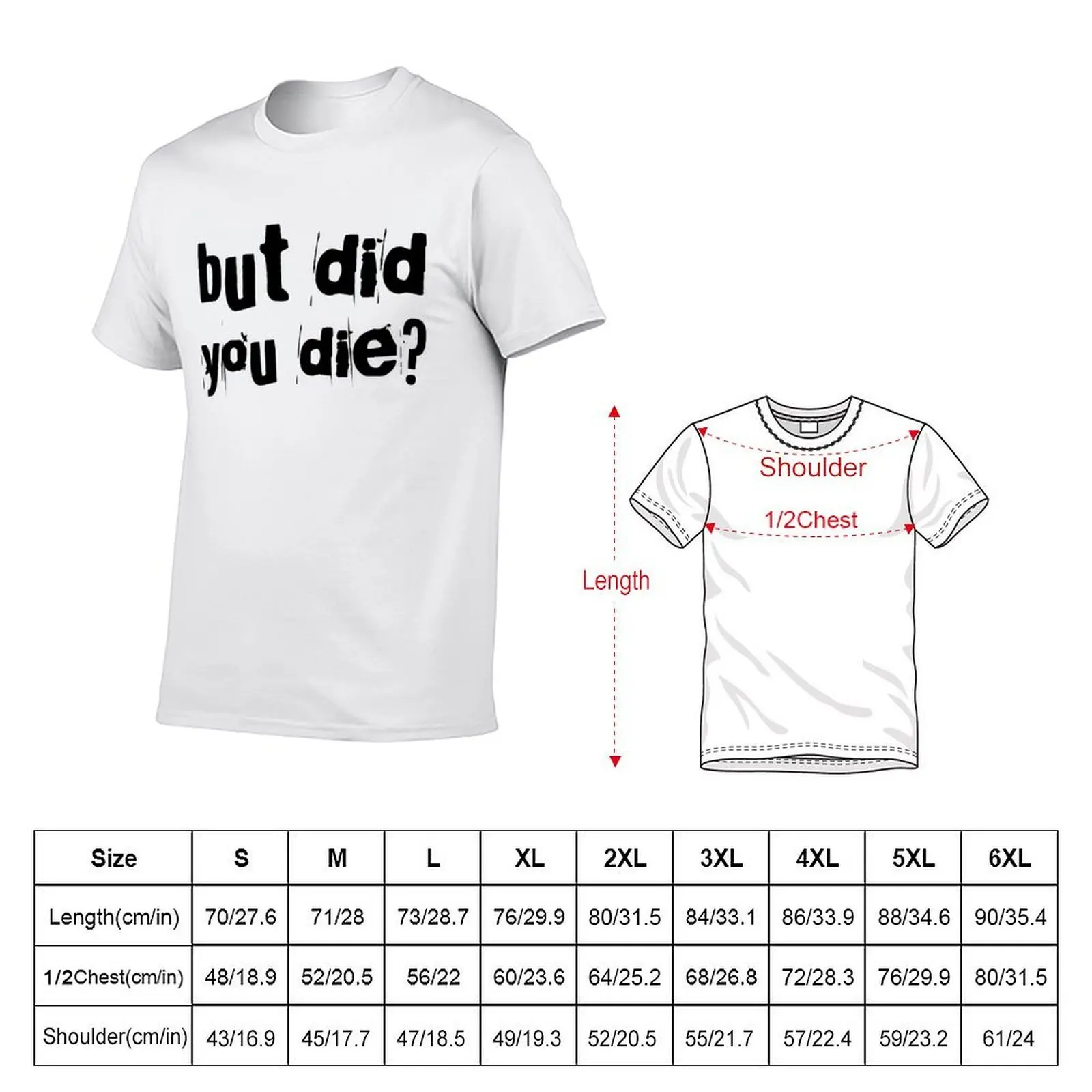 But Did You Die Shirt Funny Workout Fitness Gym T-Shirt quick drying blue lock men t shirts high quality