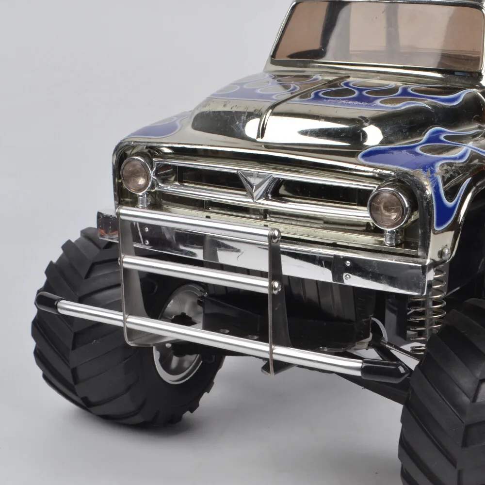 Metal Front Bumper for Tamiya CW-01 Lunch Box Unimog 406 BlackFoot Monster Beetle Mud Blaster
