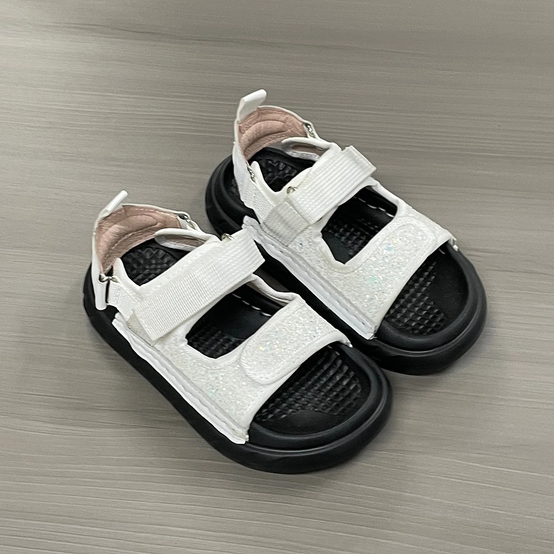 Xingliupi New PU Sandals Breathable Genuine Stitched Sides Durable Fashionable Simple Personality Boy's Beach Shoes Summer