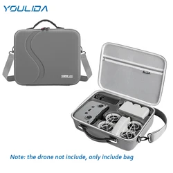 Carrying Case For DJI Neo Drone Accessories Storage Bag All-in-One PU Portable Handbag Travel Shoulder Bag