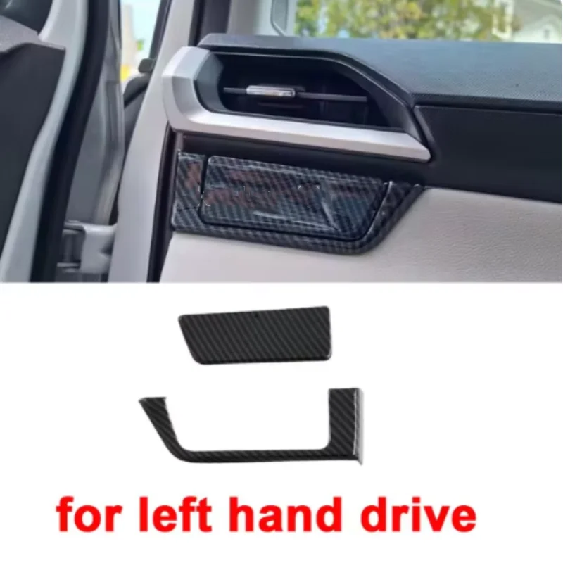 LHD RHDFor Toyota Veloz 2022 2023 2024 Car Accessories ABS Cup Holder Cover Trim Passenger Seat Molding Decoration Stickers