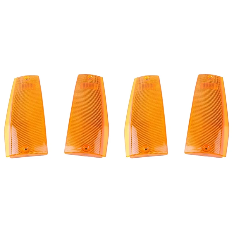 

2X Car Front Corner Parking Side Marker Lights Reflectors Lamp Lens Shell For Jeep Cherokee XJ 1984-1996