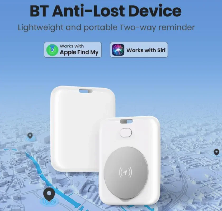 

Bluetooth GPS Locator Works With Apple Find My APP Smart Tracker Anti-lost Device Mini Finder Global Positioning IOS System