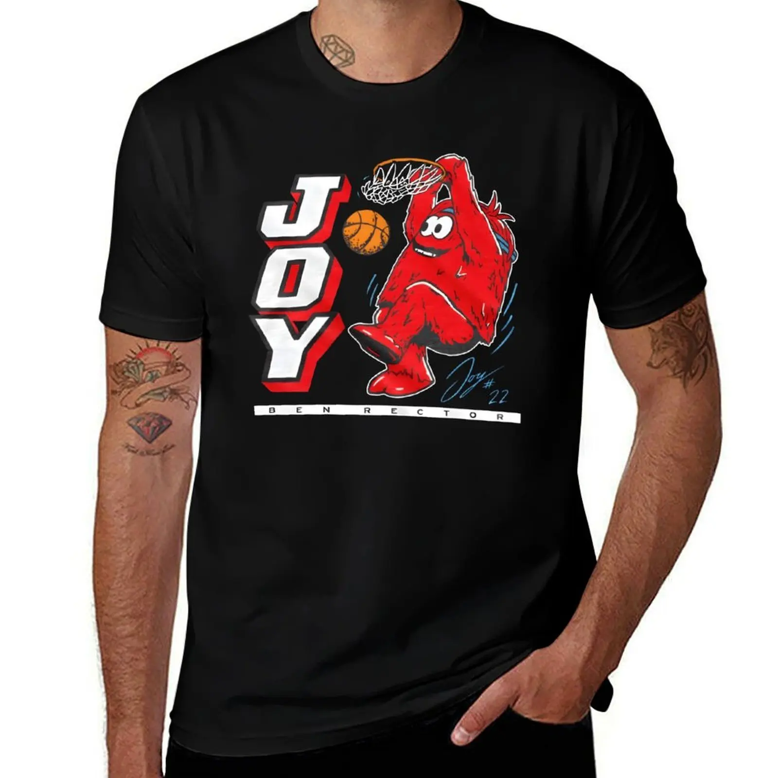 Ben Rector Dunking Joy T-Shirt Plus Size Solid Color T-Shirt