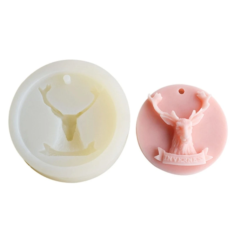 

Deer Head Hand-Making Soap Mold Mould Chocolate Mould Soap Making Molds