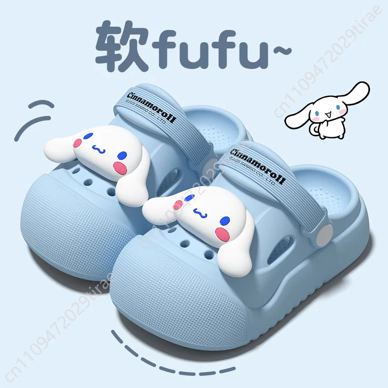 Sanrio Slippers Home Slippers Hello Kitty Kuromi My Melody Cinnamoroll Pompompurin Men Women Beach Pool Sandals Summer Slipper view 6