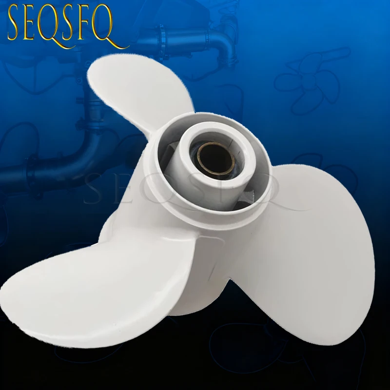 Aluminum Propeller 664-45949-02-EL Size 9 7/8x13-F for Yamaha 25HP 30HP Outboard Engine 69P 61N 9-7/8x13-F 664-45949-00 664-4594