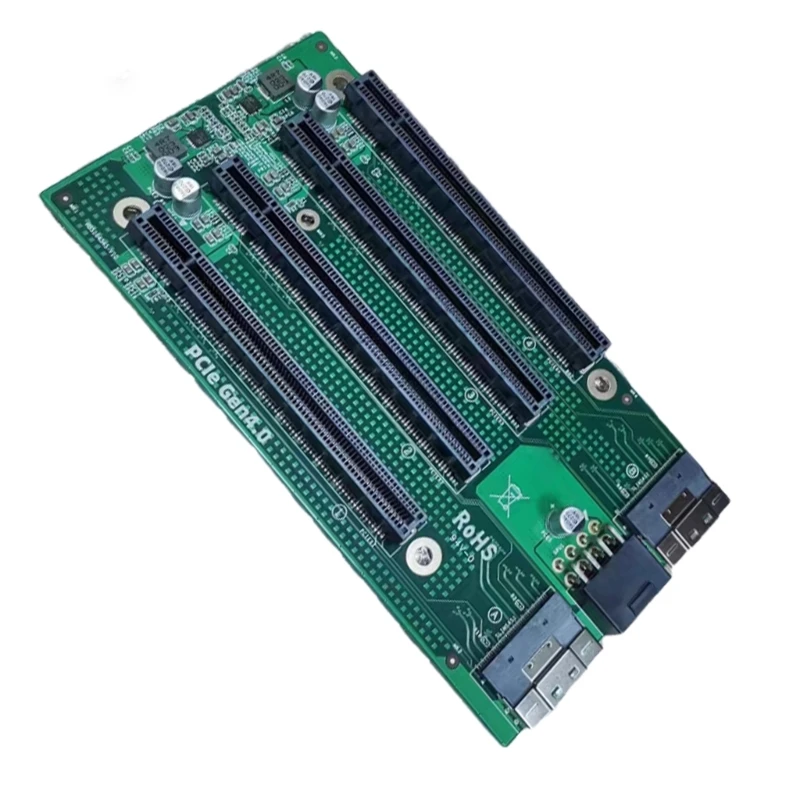 Imagem -04 - Placa Adaptadora Pcie Sff8654 8i para Placa Extensão Portas Pcle X16 Gen4.0