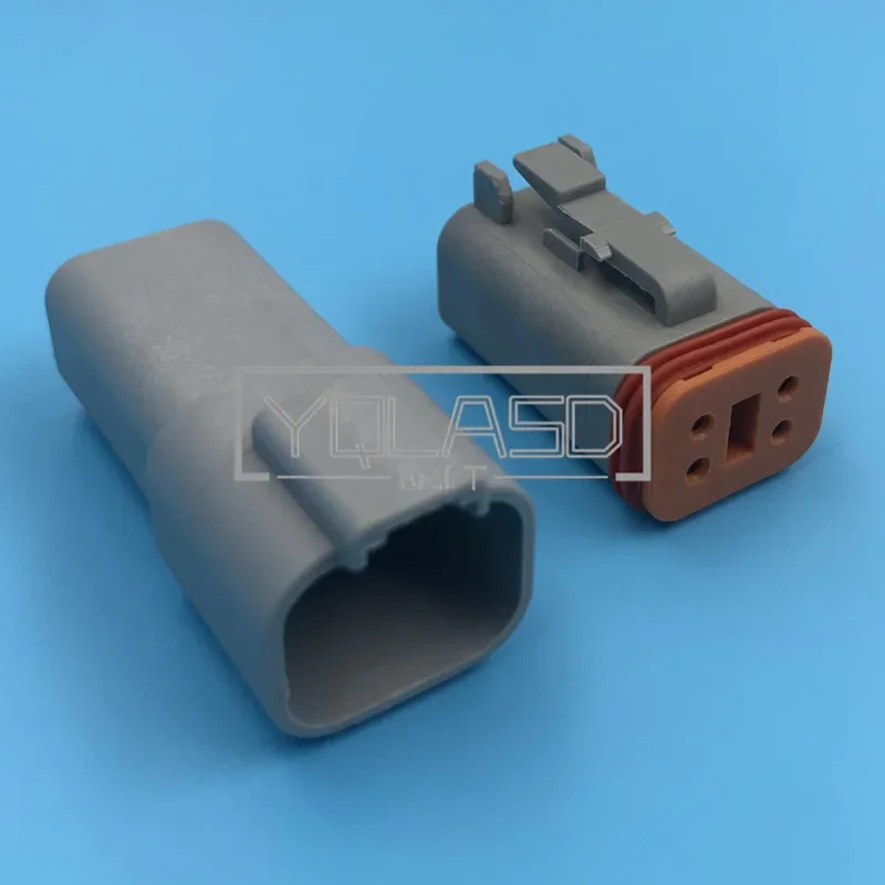 

1 комплект, 4-контактный DT04-4P AT04-4P DT06-4S AT06-4S, автомобильная вилка кабеля переменного тока в сборе, электрическая розетка двигателя дроссельной заслонки для экскаватора