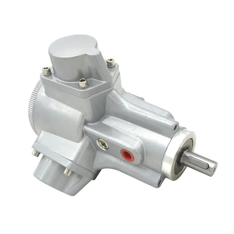 For HS025 Pneumatic Motor Low Speed Large Torque Explosion-proof Forward and Reverse Stepless Speed Regulation with Gear Reducer