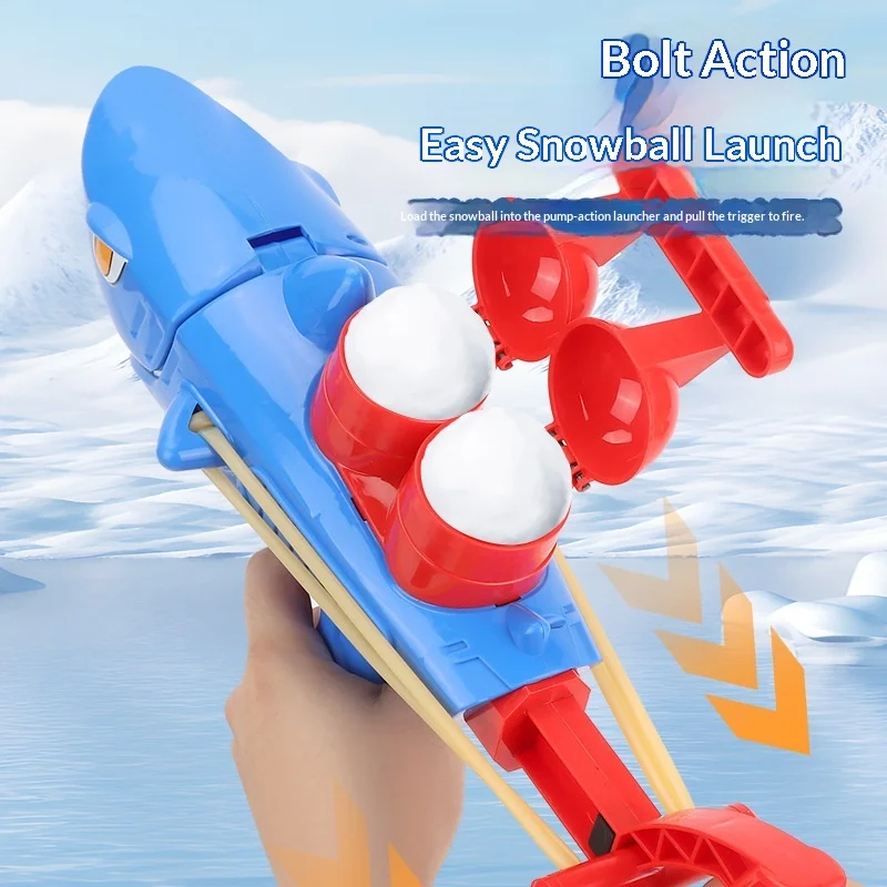 Popular Snowball Toys For Children Aged 3-12 Including Shark Snowball Guns Fun Outdoor Sports Toys and Great Gifts For Kids.