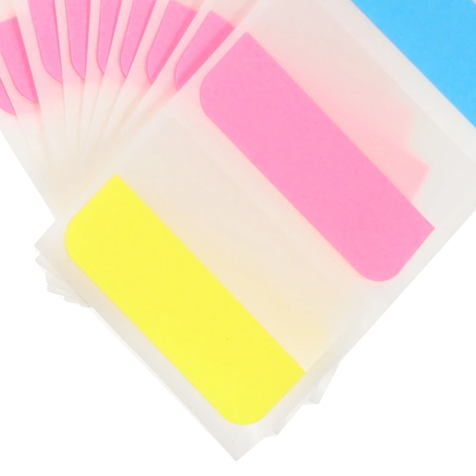 Kit di etichette adesive da 3 set Segnapagina colorato Schede autoadesive per quaderni Etichette pagina adesive scrivibili Libro portatile