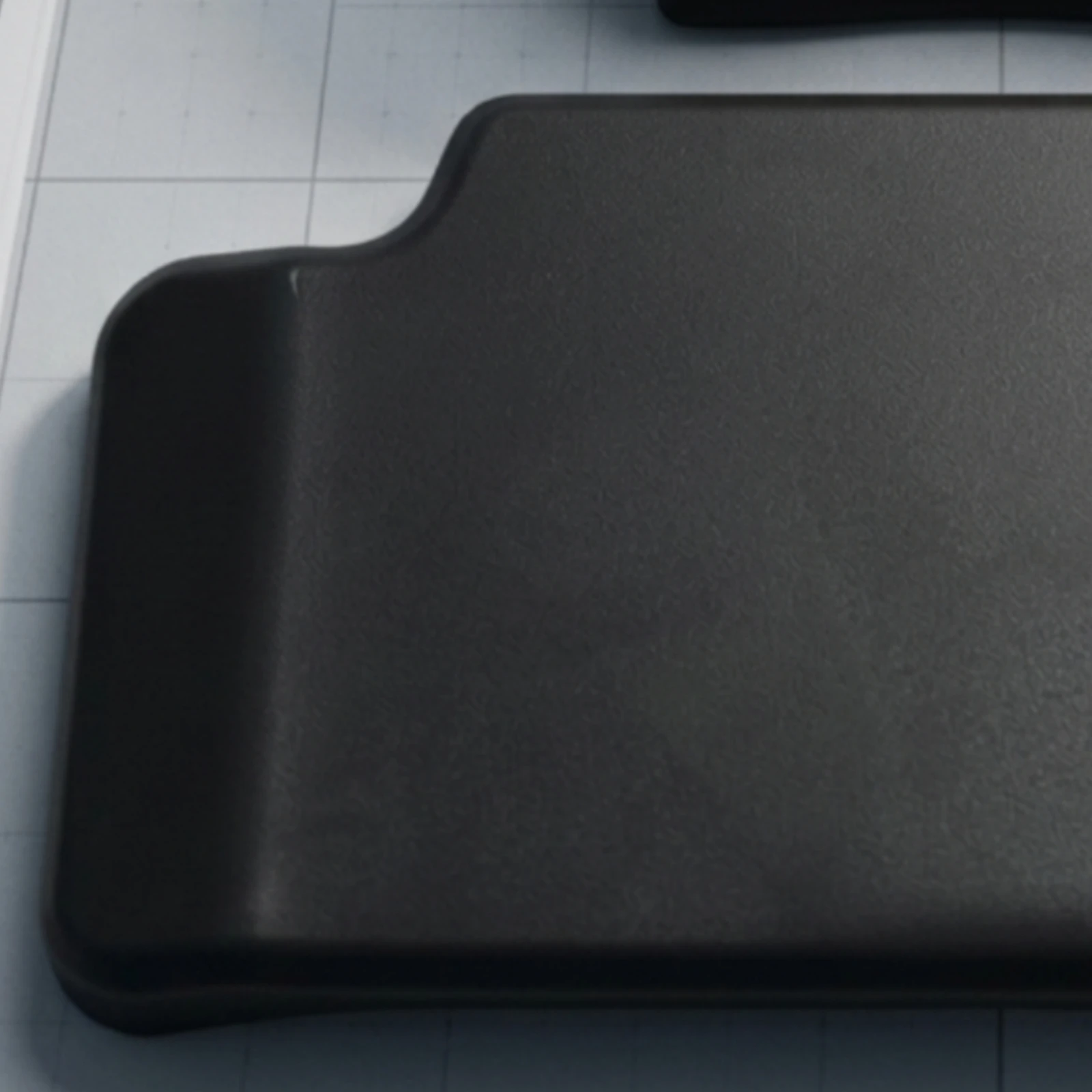 Motorcycle Backrest Assembly Contoured Motorcycle Backrest with Dual Pads Matte Black Padded for Motorcyclists