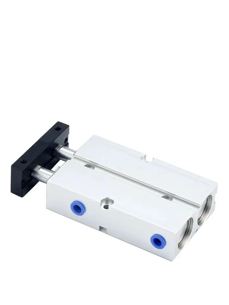 High-Force Double-Rod Double-Axis Pneumatic Cylinder TN10/16 with Stroke Lengths of 10-20-30-40-50-60-80 mm