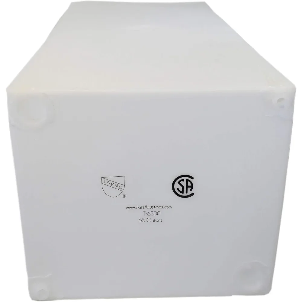 

Class A Customs | T-6500 | 65 Gallon RV Fresh Water Holding Tank