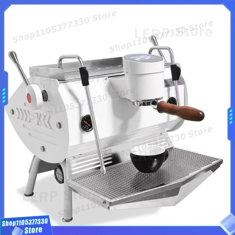 Commercial Italian Coffee Machine Single Head Professional Barista Equipment with Digital Screen Display for Fast Brewing