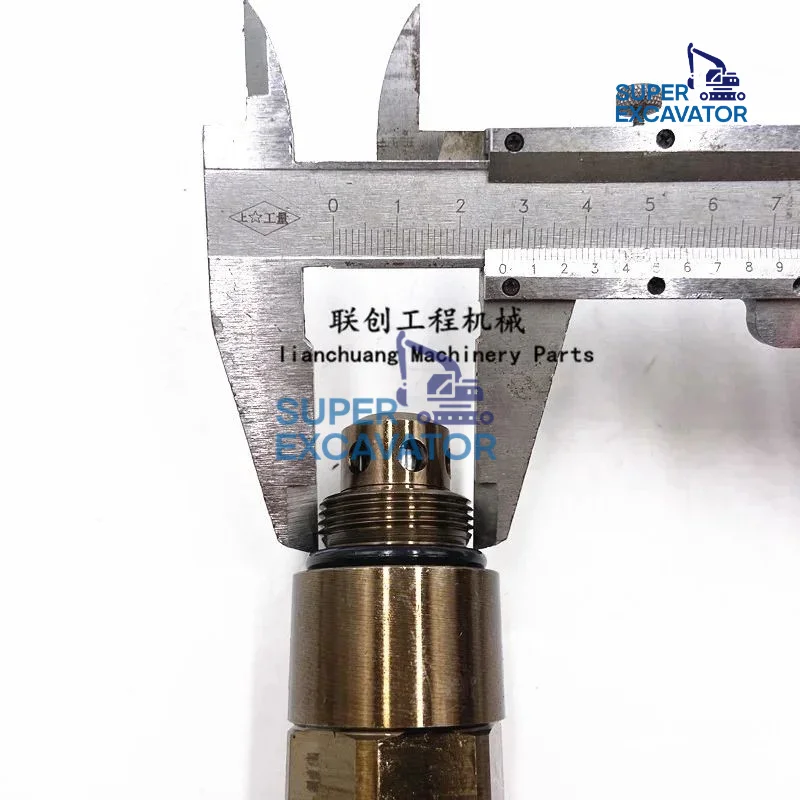 For Kobelco SK135 SK200 SK210 SK230 SK250 SK260 SK330 SK350-6-8 Fish fillet secondary overflow valve auxiliary gun Excavator