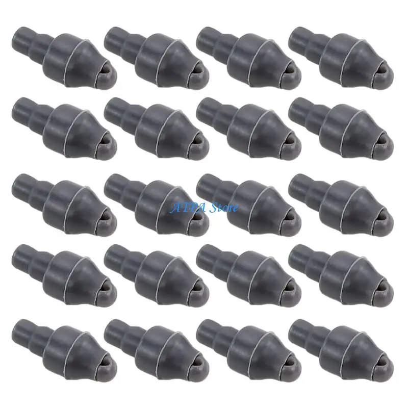 U13C 20pack Quickly Change Rubber Beads Carps Fishing Method Feeders Rigs Connectors